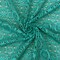 Beach Teal Medallion Stretch Poly Crochet Knit Fabric By the Yard